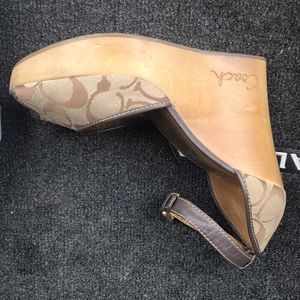 Coach wedge sandal